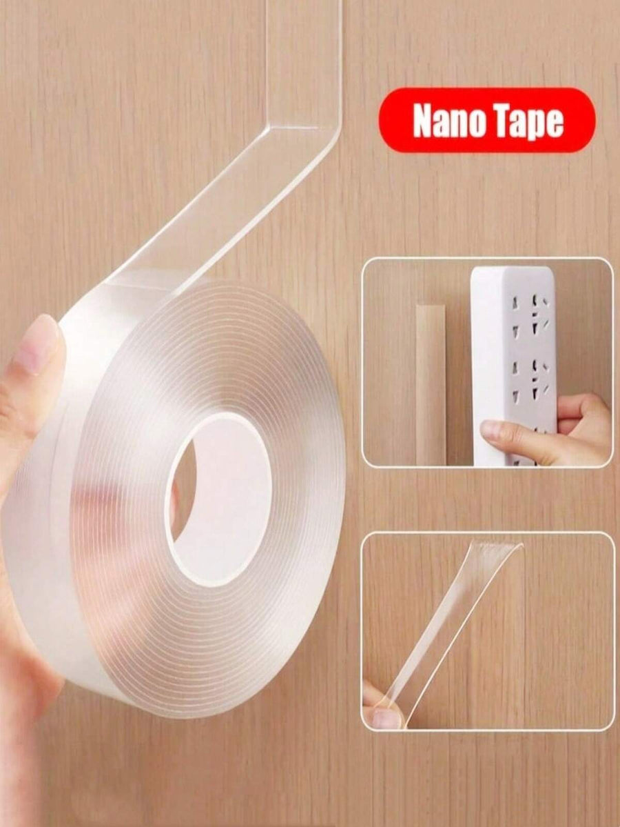 10M Heavy Duty Waterproof Double-Sided Nano Tape, Double-Sided Adhesive - Super Sticky, Reusable And Multi-Purpose Glue - Ideal For Decorations And DIY, Essential For Household Use